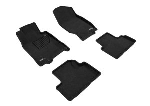Infiniti Q40 Floor Mats - Front and Rear - 3D MAXpider - Elegant Series - Black - `07-`13 Infiniti Q40 Floor Mats - Front and Rear - 3D MAXpider - Elegant Series - Black - `07-`13
